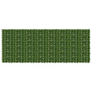 Altanscreen med blade Grøn 400 x 150 cm Polyethylen og stof