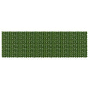 Altanscreen med blade Grøn 500 x 150 cm Polyethylen og stof
