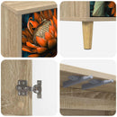 Sideboard LOCHEM Sonoma-eg 69 x 33 x 75 cm Konstrueret træ