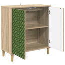 Sideboard GELEEN Sonoma-eg 69 x 33 x 75 cm Konstrueret træ