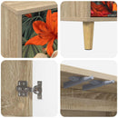 Sideboard GENNEP Sonoma-eg 69 x 33 x 75 cm Konstrueret træ