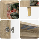 Sideboard BORNE Sonoma-eg 69 x 33 x 75 cm Konstrueret træ