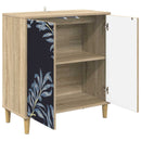 Sideboard DOKKUM Sonoma-eg 69 x 33 x 75 cm Konstrueret træ