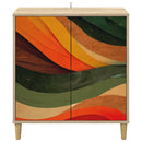 Sideboard BONN Sonoma-eg 69 x 33 x 75 cm Konstrueret træ