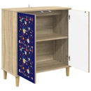 Sideboard MAINZ Sonoma-eg 69 x 33 x 75 cm Konstrueret træ