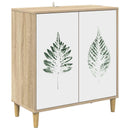 Sideboard HANAU Sonoma-eg 69 x 33 x 75 cm Konstrueret træ