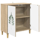 Sideboard HANAU Sonoma-eg 69 x 33 x 75 cm Konstrueret træ