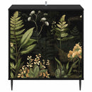 Sideboard RHENEN Sort eg 69 x 33 x 76 cm Konstrueret træ