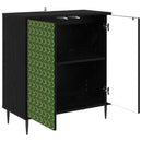 Sideboard GELEEN Sort eg 69 x 33 x 76 cm Konstrueret træ