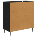 Sideboard ELBURG Sort eg 69 x 33 x 76 cm Konstrueret træ