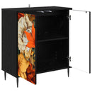 Sideboard GENNEP Sort eg 69 x 33 x 76 cm Konstrueret træ
