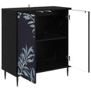 Sideboard DOKKUM Sort eg 69 x 33 x 76 cm Konstrueret træ