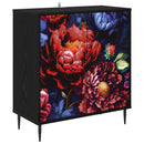Sideboard KIEL Sort eg 69 x 33 x 76 cm Konstrueret træ