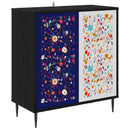 Sideboard MAINZ Sort eg 69 x 33 x 76 cm Konstrueret træ