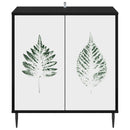 Sideboard HANAU Sort eg 69 x 33 x 76 cm Konstrueret træ