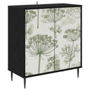 Sideboard GOTHA Sort eg 69 x 33 x 76 cm Konstrueret træ