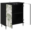 Sideboard GOTHA Sort eg 69 x 33 x 76 cm Konstrueret træ