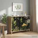 Sideboard RHENEN Sonoma-eg 102 x 33 x 75 cm Konstrueret træ