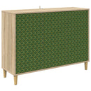 Sideboard GELEEN Sonoma-eg 102 x 33 x 75 cm Konstrueret træ