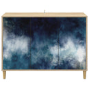 Sideboard RAALTE Sonoma-eg 102 x 33 x 75 cm Konstrueret træ
