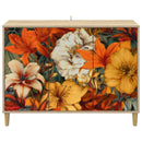 Sideboard GENNEP Sonoma-eg 102 x 33 x 75 cm Konstrueret træ