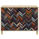 Sideboard OMMEN Sonoma-eg 102 x 33 x 75 cm Konstrueret træ