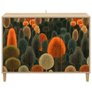 Sideboard ZAANDAM Sonoma-eg 102 x 33 x 75 cm Konstrueret træ