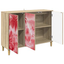Sideboard AACHEN Sonoma-eg 102 x 33 x 75 cm Konstrueret træ