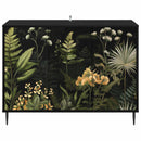 Sideboard RHENEN Sort eg 102 x 33 x 76 cm Konstrueret træ