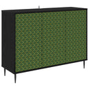 Sideboard GELEEN Sort eg 102 x 33 x 76 cm Konstrueret træ