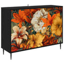 Sideboard GENNEP Sort eg 102 x 33 x 76 cm Konstrueret træ