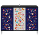 Sideboard MAINZ Sort eg 102 x 33 x 76 cm Konstrueret træ