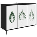 Sideboard HANAU Sort eg 102 x 33 x 76 cm Konstrueret træ