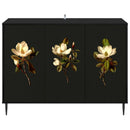 Sideboard BREMEN Sort eg 102 x 33 x 76 cm Konstrueret træ