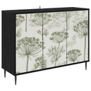 Sideboard GOTHA Sort eg 102 x 33 x 76 cm Konstrueret træ