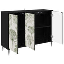 Sideboard GOTHA Sort eg 102 x 33 x 76 cm Konstrueret træ