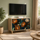 TV-skab LOCHEM 69 x 33 x 50 cm Sonoma-eg Konstrueret træ