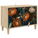 TV-skab LOCHEM 69 x 33 x 50 cm Sonoma-eg Konstrueret træ