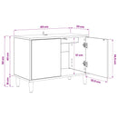 TV-skab LOCHEM 69 x 33 x 50 cm Sonoma-eg Konstrueret træ