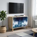 TV-skab RAALTE 69 x 33 x 50 cm Sonoma-eg Konstrueret træ