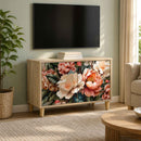 TV-skab BORNE 69 x 33 x 50 cm Sonoma-eg Konstrueret træ