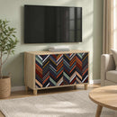 TV-skab OMMEN 69 x 33 x 50 cm Sonoma-eg Konstrueret træ