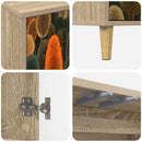 TV-skab ZAANDAM 69 x 33 x 50 cm Sonoma-eg Konstrueret træ