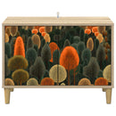 TV-skab ZAANDAM 69 x 33 x 50 cm Sonoma-eg Konstrueret træ