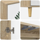 TV-skab HANAU 69 x 33 x 50 cm Sonoma-eg Konstrueret træ