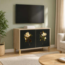 TV-skab BREMEN 69 x 33 x 50 cm Sonoma-eg Konstrueret træ