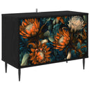 TV-skab LOCHEM 69 x 33 x 50,5 cm Sort eg Konstrueret træ