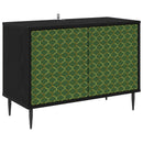 TV-skab GELEEN 69 x 33 x 50,5 cm Sort eg Konstrueret træ