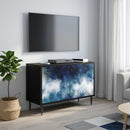 TV-skab RAALTE 69 x 33 x 50,5 cm Sort eg Konstrueret træ