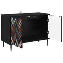 TV-skab OMMEN 69 x 33 x 50,5 cm Sort eg Konstrueret træ